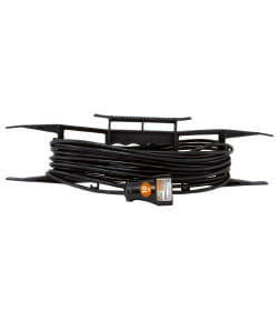 Удлинитель-шнур силовой на рамке 10 м, б/з, ПВС 1300 Вт TDM народный SQ1307-0301