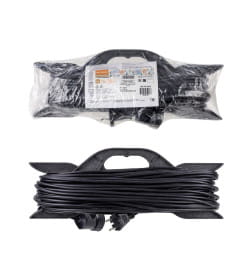 Удлинитель-шнур силовой на рамке 30 м, б/з, ПВС 2200 Вт TDM народный SQ1307-0308