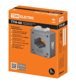 Трансформатор тока измерительный ТТН 60/1000/5-10VA/0,5-Р TDM SQ1101-1125