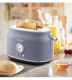 Тостер Kitfort KT-2038-3 (серый)