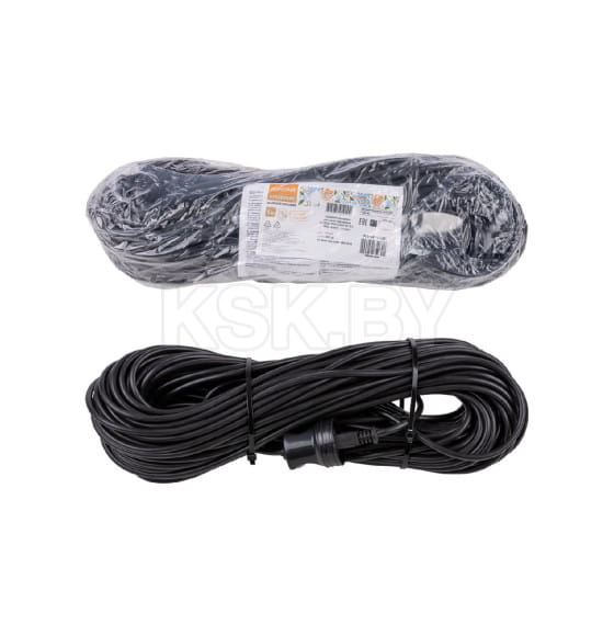 Удлинитель-шнур силовой 40 м, б/з, ПВС 2200 Вт TDM народный SQ1307-0209 (SQ1307-0209) 
