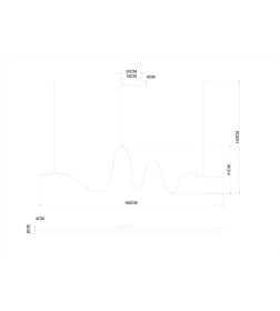 Люстра подвесная Divinare STARK 1926/01 SP-34