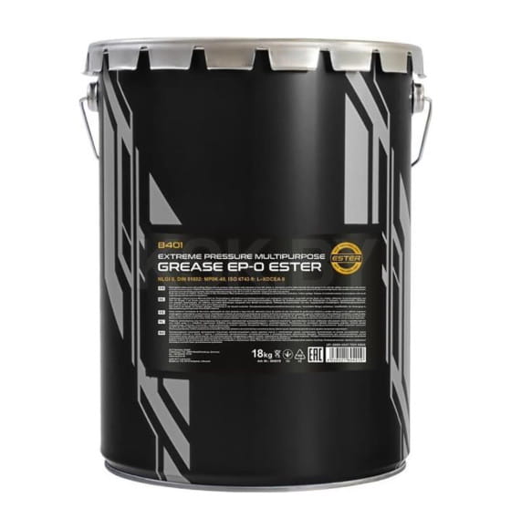 Смазка EP-0 18 кг Extreme Pressure Multipurpos MANNOL 8401 (8401) 