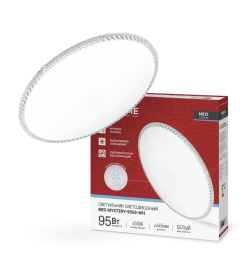 Светильник светодиодный NEO MYSTERY-9565-WH 95Вт 230В 6500K 7600Лм 460x67 мм белый IN HOME 4690612060880