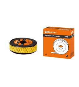 Маркер кабельный МК3 - 6 мм символ "5" (ролл 350 шт.) TDM SQ0511-0055