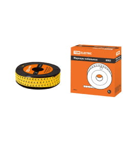 Маркер кабельный МК0 - 1,5 мм символ "4" (ролл 1000 шт.) TDM SQ0511-0005