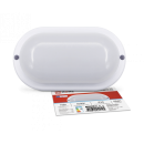 Светильник светодиодный герметичный СПП МД-1065-ОВАЛ 10Вт 6500К 900Лм с микроволновым датчиком IP65 160х88 мм IN HOME (4690612044125) 