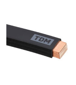 Шина медная гибкая изолированная ШМГ 10х(100х1 мм) 2 м TDM SQ0841-0020