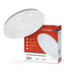 Светильник светодиодный DECO 36Вт 230В 4000К 2340лм 350х55 мм Созвездие IN HOME 4690612025001