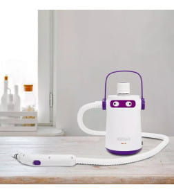 Пароочиститель Kitfort KT-9109-1 (бело-фиолетовый)