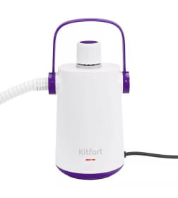 Пароочиститель Kitfort KT-9109-1 (бело-фиолетовый)