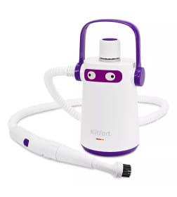 Пароочиститель Kitfort KT-9109-1 (бело-фиолетовый)