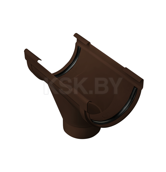 Воронка водосточная АП Комфорт ПВХ 125/85мм Коричневый