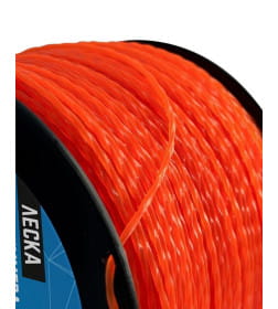 ЛЕСКА ДЛЯ ТРИММЕРА ВИТОЙ КВАДРАТ 3 мм VERTEX (БОБИНА 168 м)