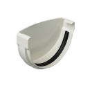 Заглушка желоба АП Комфорт ПВХ 125мм Белый