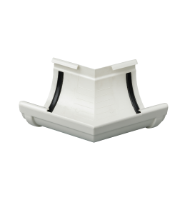 Угол желоба 135° АП Комфорт ПВХ 125мм Белый