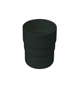 Муфта трубы АП Комфорт ПВХ 85мм Графит