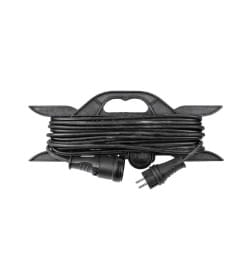 Удлинитель-шнур силовой на рамке 10 м, с/з, 3500 Вт, каучук, КГ, IP44 TDM Народный SQ1307-0231