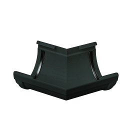 Угол желоба 135° АП Комфорт ПВХ 125мм Графит