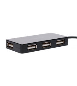 Концентратор USB 2.0 4 порта (черный) Gembird UHB-U2P4-03