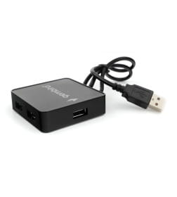Концентратор USB 2.0 4 порта (черный) Gembird UHB-242