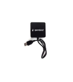 Концентратор USB 2.0 4 порта (черный) Gembird UHB-242