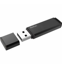 Флеш-накопитель 64GB USB 2.0 FlashDrive Netac U351 NT03U351N-064G-20BK