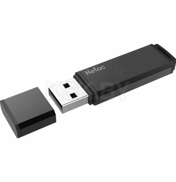 Флеш-накопитель 64GB USB 2.0 FlashDrive Netac U351 NT03U351N-064G-20BK (NT03U351N-064G-20BK) 