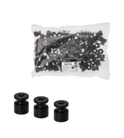 Изолятор пластиковый черный (100 шт.) TDM SQ2804-0104