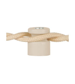 Изолятор пластиковый слоновая кость (100 шт.) TDM SQ2804-0103