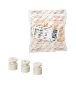 Изолятор пластиковый слоновая кость (10 шт.) TDM SQ2804-0003
