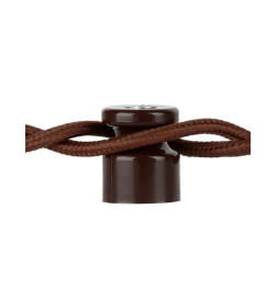 Изолятор пластиковый коричневый (100 шт.) TDM SQ2804-0102