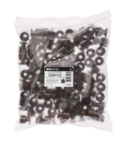 Изолятор пластиковый коричневый (100 шт.) TDM SQ2804-0102