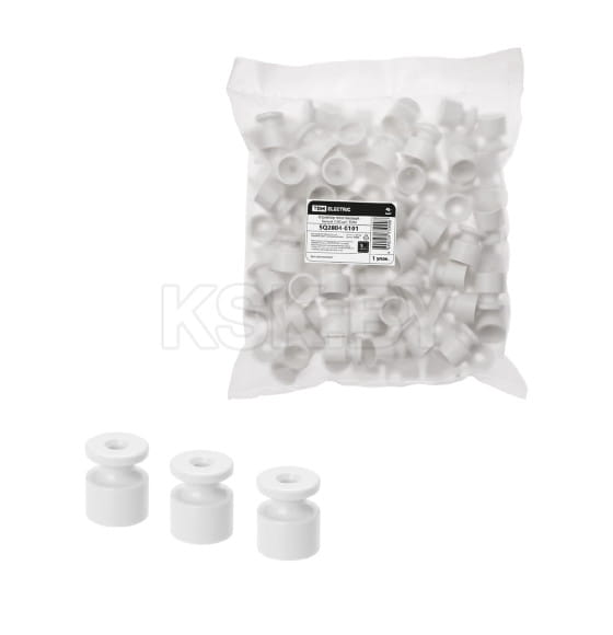 Изолятор пластиковый белый (100 шт.) TDM SQ2804-0101 (SQ2804-0101) 