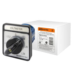 Переключатель кулачковый КПУ11-10/3186 (V: 3Uмф-0-3Uф) TDM SQ0715-0154