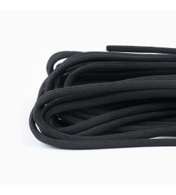 Паракорд 550 для выживания , с леской, с фитилём, d=4 мм, 10 м, чёрный 10222149