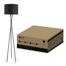 Светильник напольный под лампу на основании ТНО 04Ч 60Вт Е27 230В черный IN HOME 4690612048239 (4690612048239) 