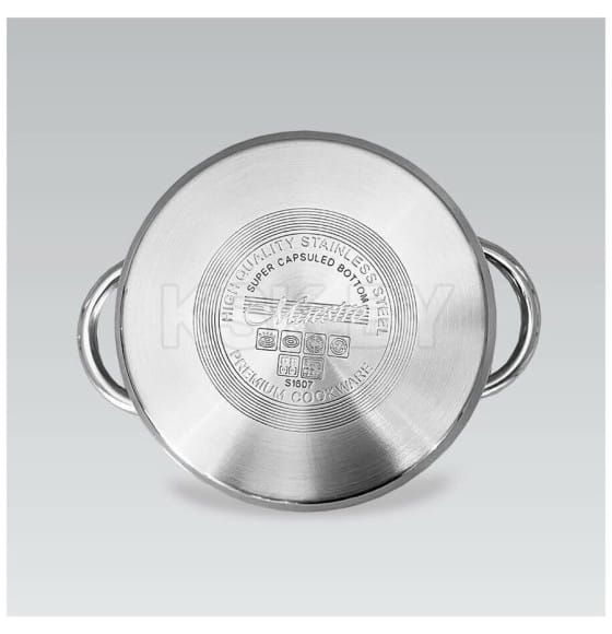 Кастрюля из нержавеющей стали 26см, 8,2 л MR-3512-26, Maestro (MR-3512-26) 
