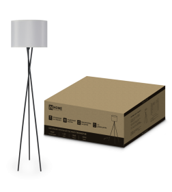 Светильник напольный под лампу ТНО 04-Е27-GB 230В серый/черный IN HOME 4690612059570