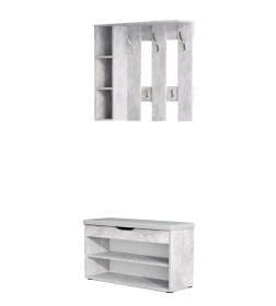 Вешалка СН-100.43 (ДСП)бетон спаркс лайт