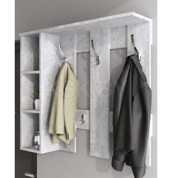 Вешалка СН-100.43 (ДСП)бетон спаркс лайт