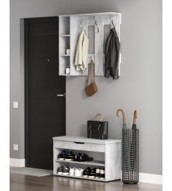 Вешалка СН-100.43 (ДСП)бетон спаркс лайт