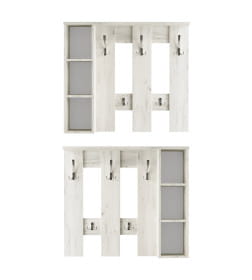 Вешалка СН-100.43 (ДСП)дуб крафт белый