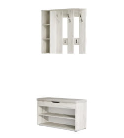 Вешалка СН-100.43 (ДСП)дуб крафт белый