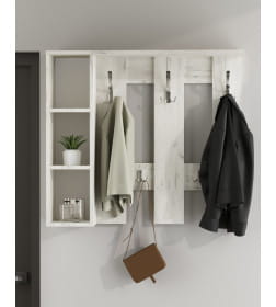 Вешалка СН-100.43 (ДСП)дуб крафт белый