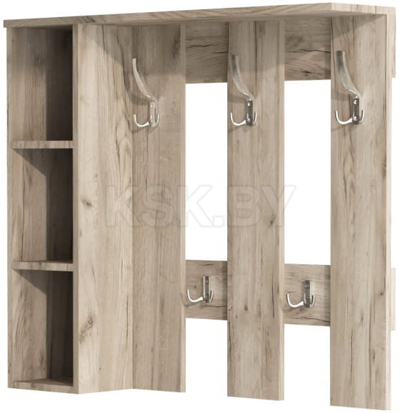 Вешалка СН-100.43 (ДСП)дуб крафт серый