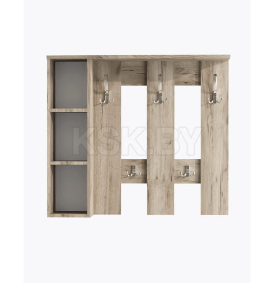 Вешалка СН-100.43 (ДСП)дуб крафт серый