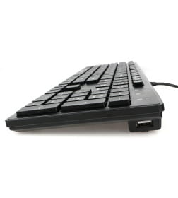 Клавиатура проводная полноразмерная (черная) Gembird KB-8360U