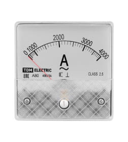 Амперметр А80 4000А/5А-2,5 (поверенный) TDM SQ1102-0280