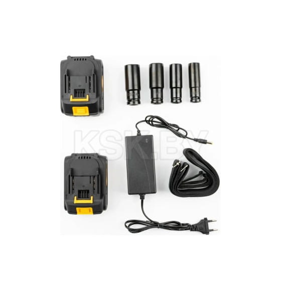 Аккумуляторный ударный гайковерт, 2 акб/3 Ач EDON AAW-21/300BL